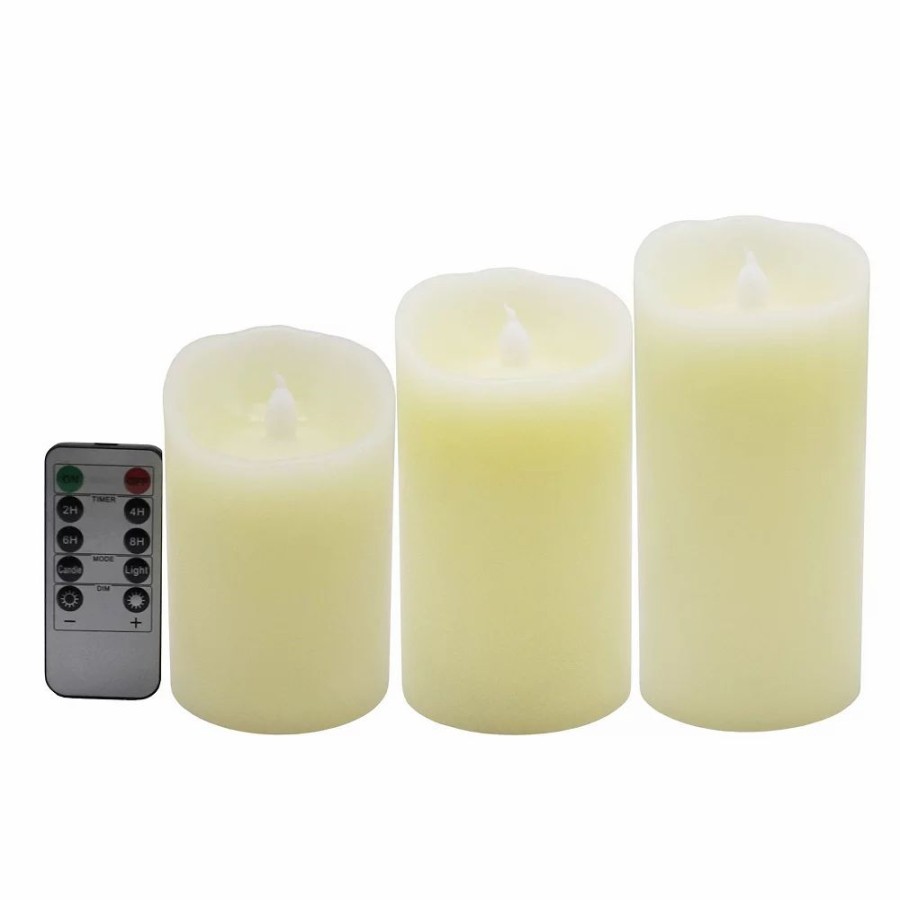 Candles * | Sonoma Goods For Life Led Candle 3-Piece Set