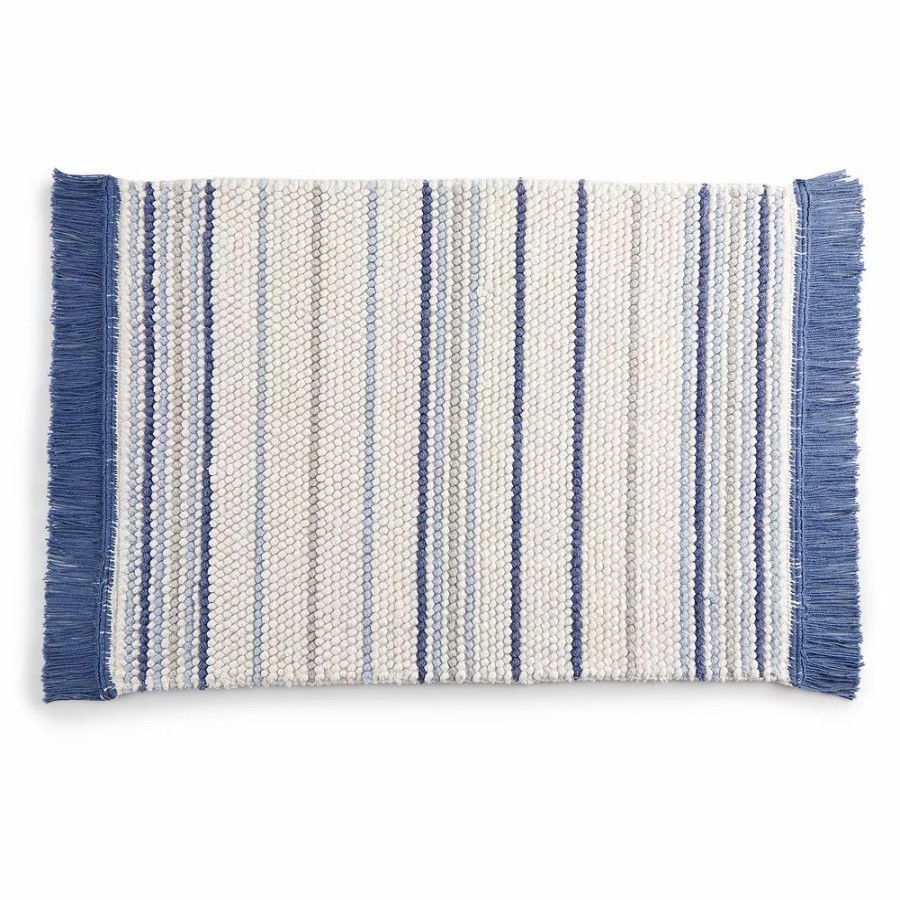 Bathroom * | Sonoma Goods For Life Striped Bath Rug