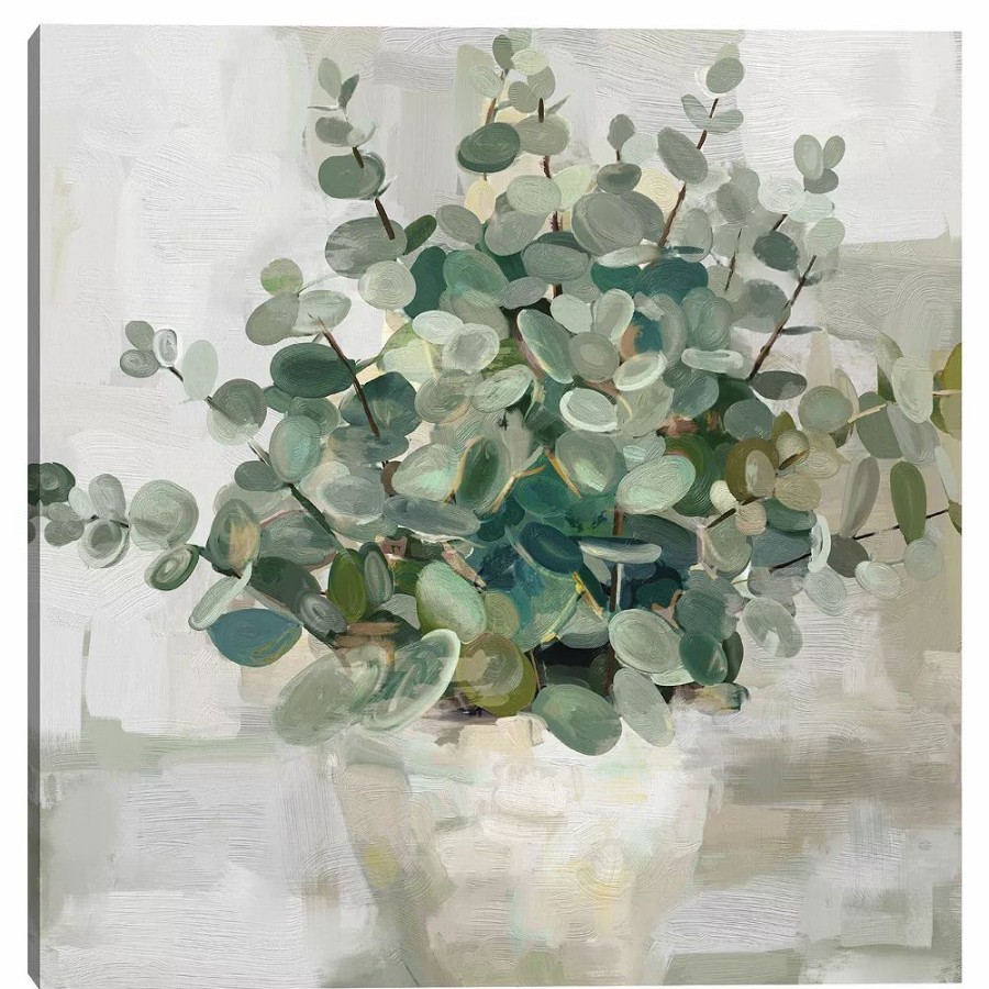 Wall Decor * | Sonoma Goods For Life Eucalyptus Pot Canvas Wall Art