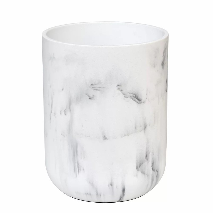 Bathroom * | Sonoma Goods For Life Faux Marble Wastebasket