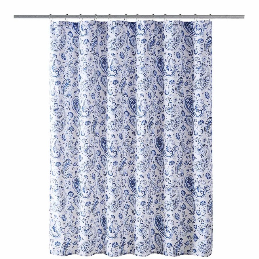 Bathroom * | Sonoma Goods For Life Ryley Paisley Print Shower Curtain