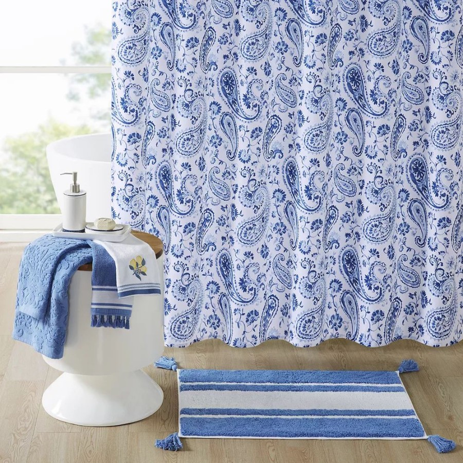 Bathroom * | Sonoma Goods For Life Ryley Paisley Print Shower Curtain