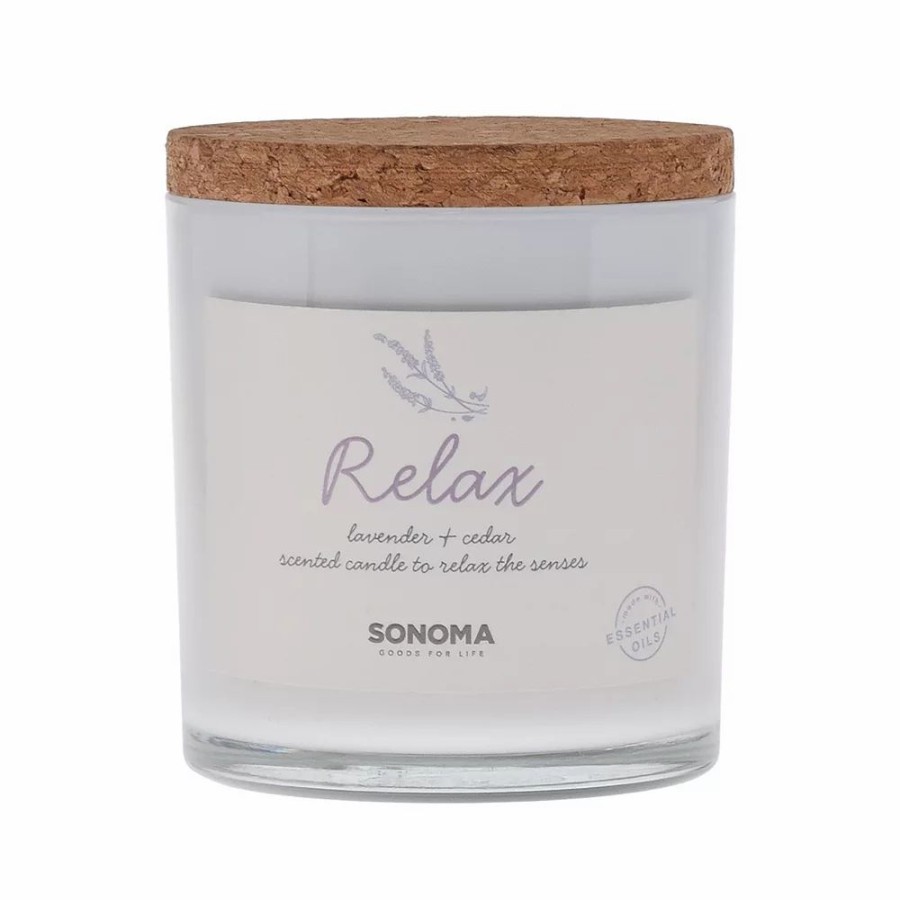 Candles * | Sonoma Goods For Life Spa Relax 3-Wick Candle Jar