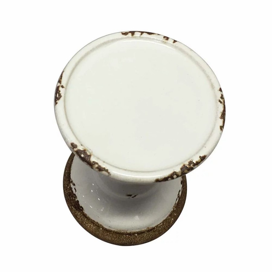 Candles * | Sonoma Goods For Life Xs White Ceramic Pillar Holder