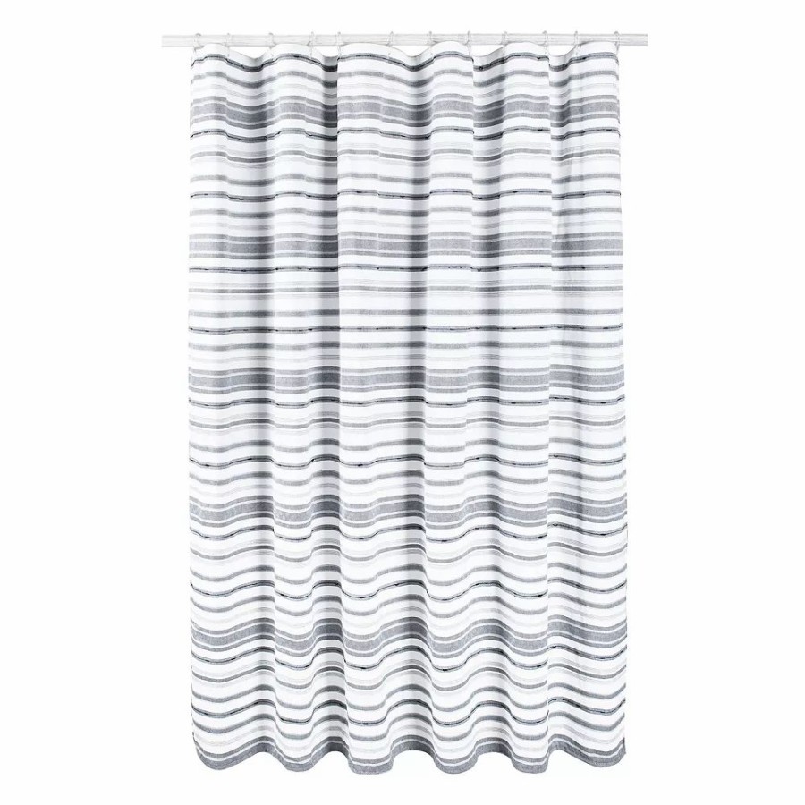 Bathroom * | Sonoma Goods For Life Harrison Stripe Shower Curtain