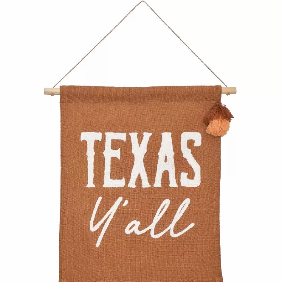 Wall Decor * | Sonoma Goods For Life "Texas Y'All" Banner Wall Decor