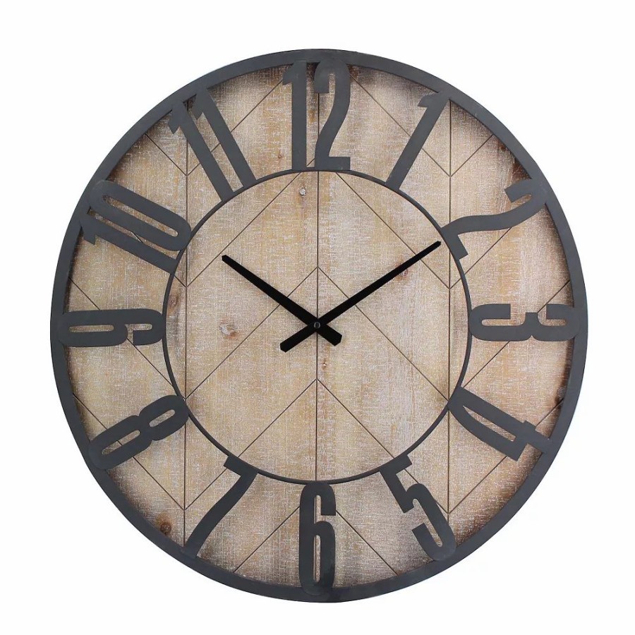 Wall Decor * | Sonoma Goods For Life Mixed Media Wall Clock