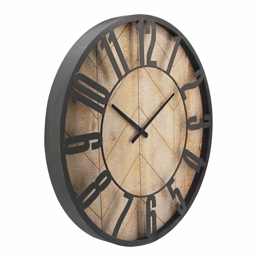 Wall Decor * | Sonoma Goods For Life Mixed Media Wall Clock