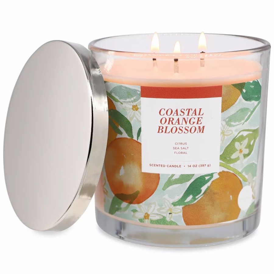 Candles * | Sonoma Goods For Life Coastal Orange Blossom 14-Oz. Candle Jar