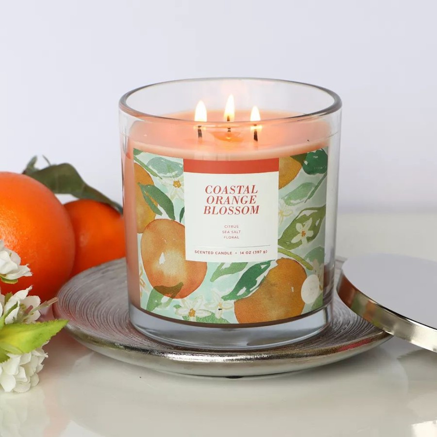 Candles * | Sonoma Goods For Life Coastal Orange Blossom 14-Oz. Candle Jar