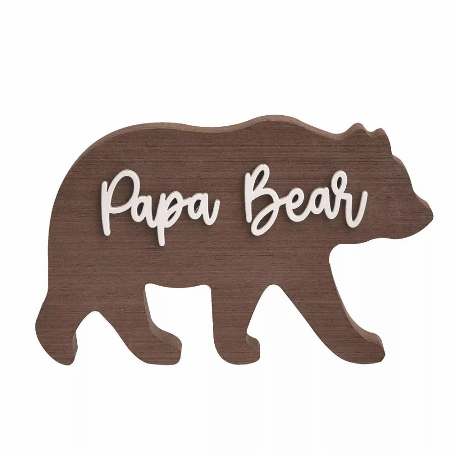 Wall Decor * | Sonoma Goods For Life Laser Cut Fathers Day Table Decor