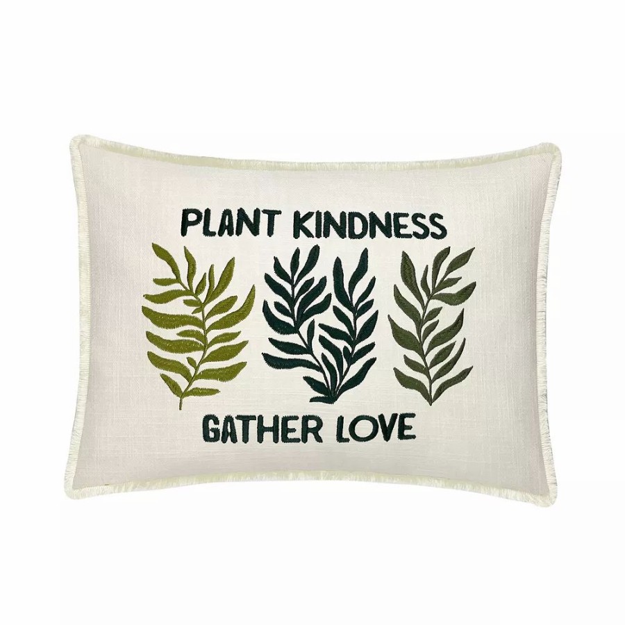 Chair Pads * | Sonoma Goods For Life Plant Feather Fill Throw Pillow