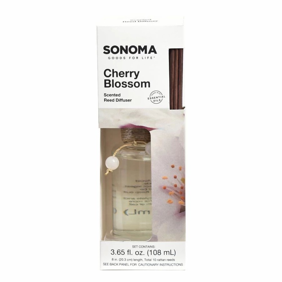 Candles * | Sonoma Goods For Life Cherry Blossom Reed Diffuser 11-Piece Set