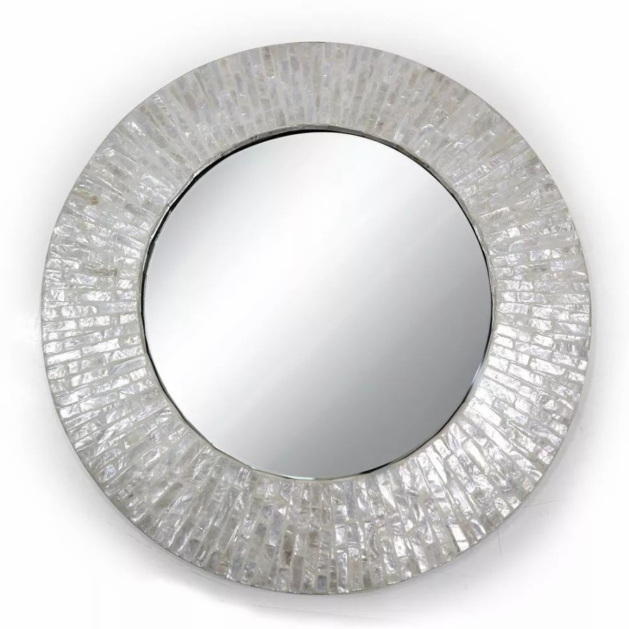 Wall Decor * | Sonoma Goods For Life Capiz Shell Wall Mirror