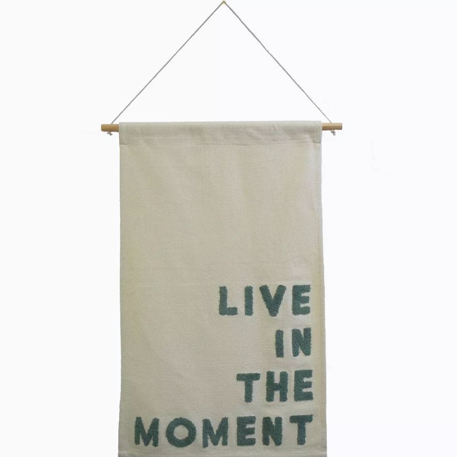 Wall Decor * | Sonoma Goods For Life "Live In The Moment" Tapestry Wall Decor