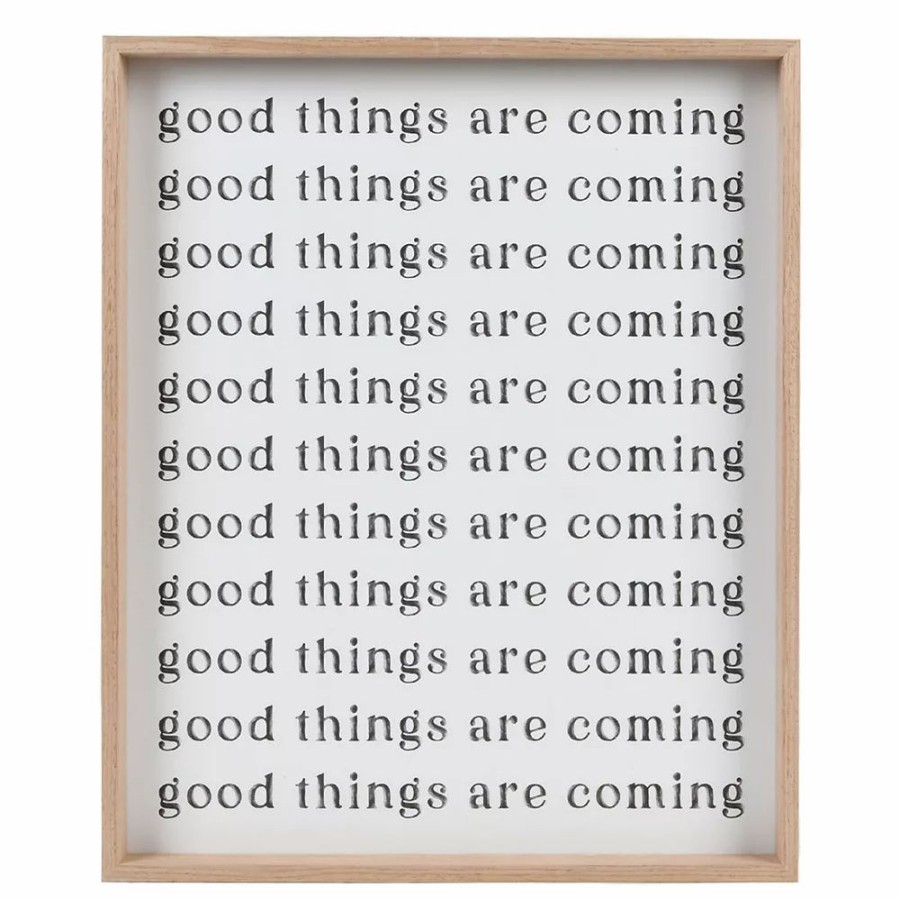 Wall Decor * | Sonoma Goods For Life Good Things Wall Art