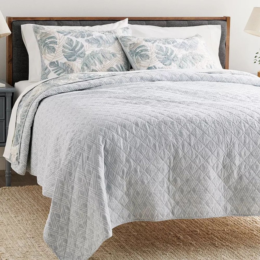 Bedding * | Sonoma Goods For Life Tropical Foliage Quilt Set