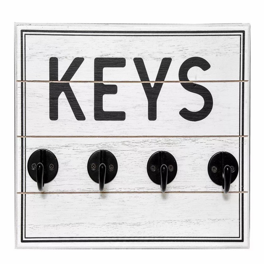 Wall Decor * | Sonoma Goods For Life Keys 4-Hook Wall Decor