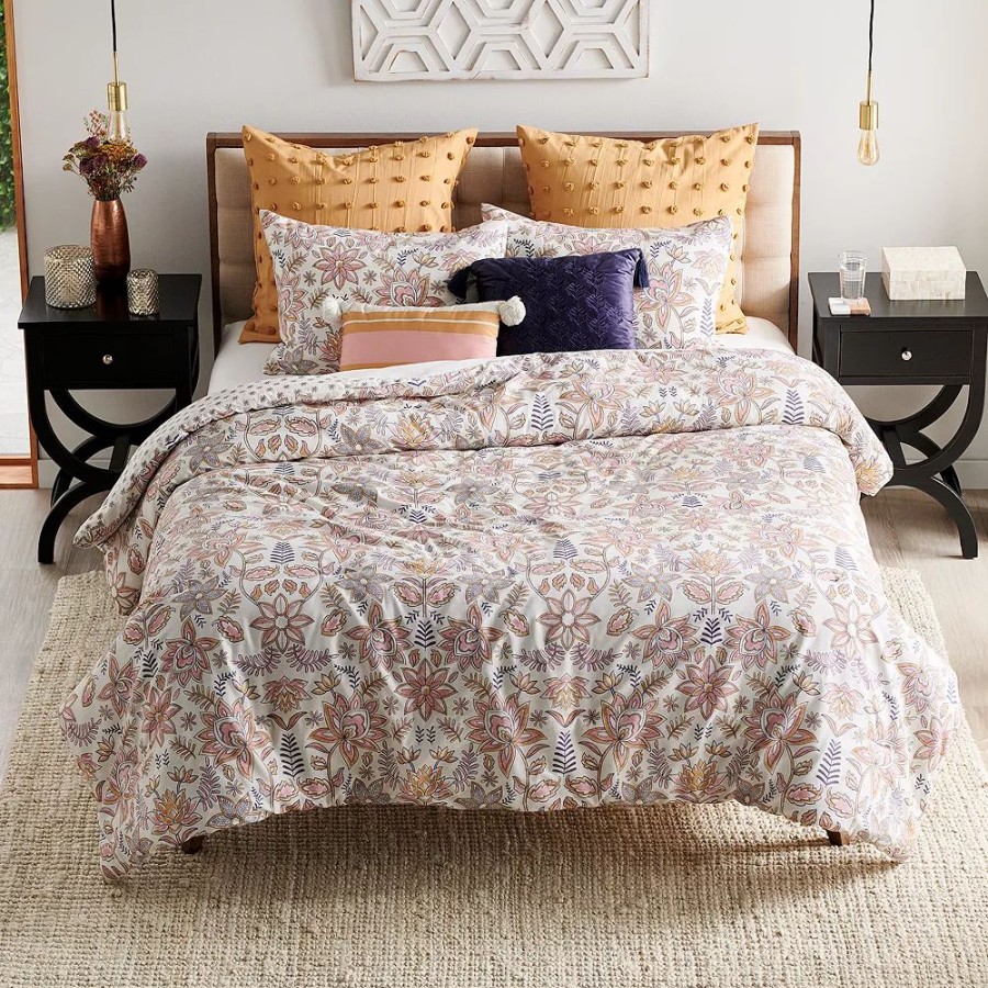 Bedding * | Sonoma Goods For Life Canton Floral 5-Piece Comforter Set With Coordinating Pillows