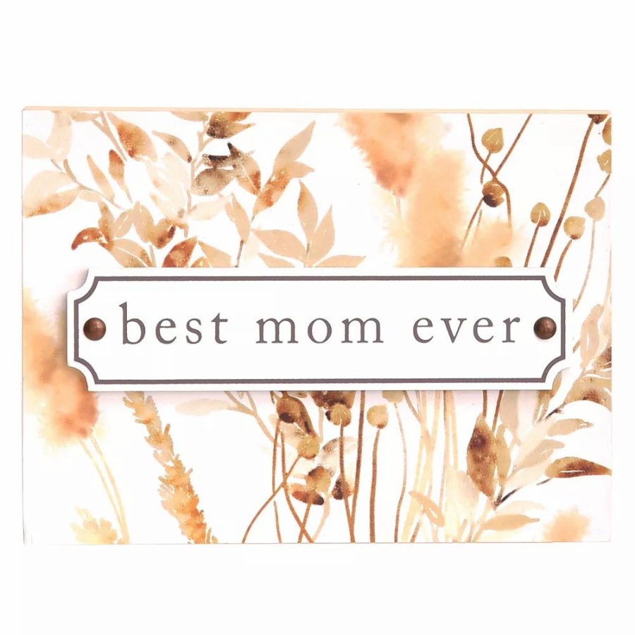 Wall Decor * | Sonoma Goods For Life Embossed Metal Plaque Mothers Day Box