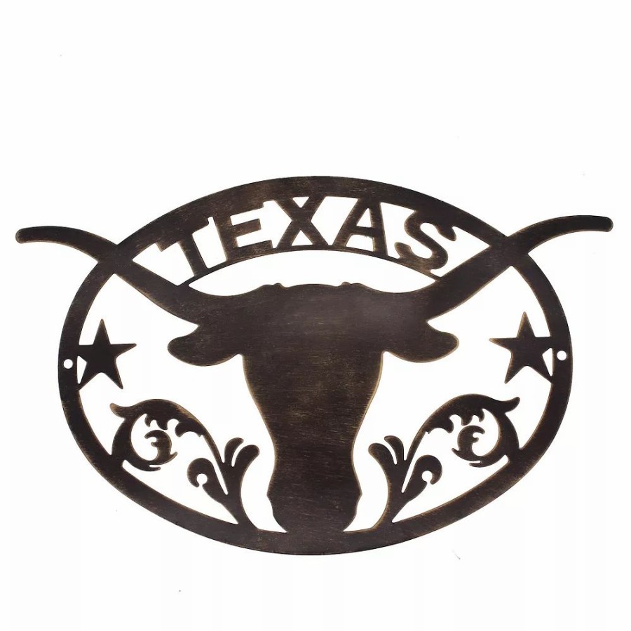 Wall Decor * | Sonoma Goods For Life Texas Metal Wall Decor