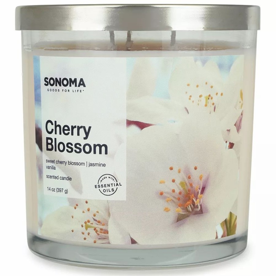 Candles * | Sonoma Goods For Life Cherry Blossom 14-Oz. Candle Jar