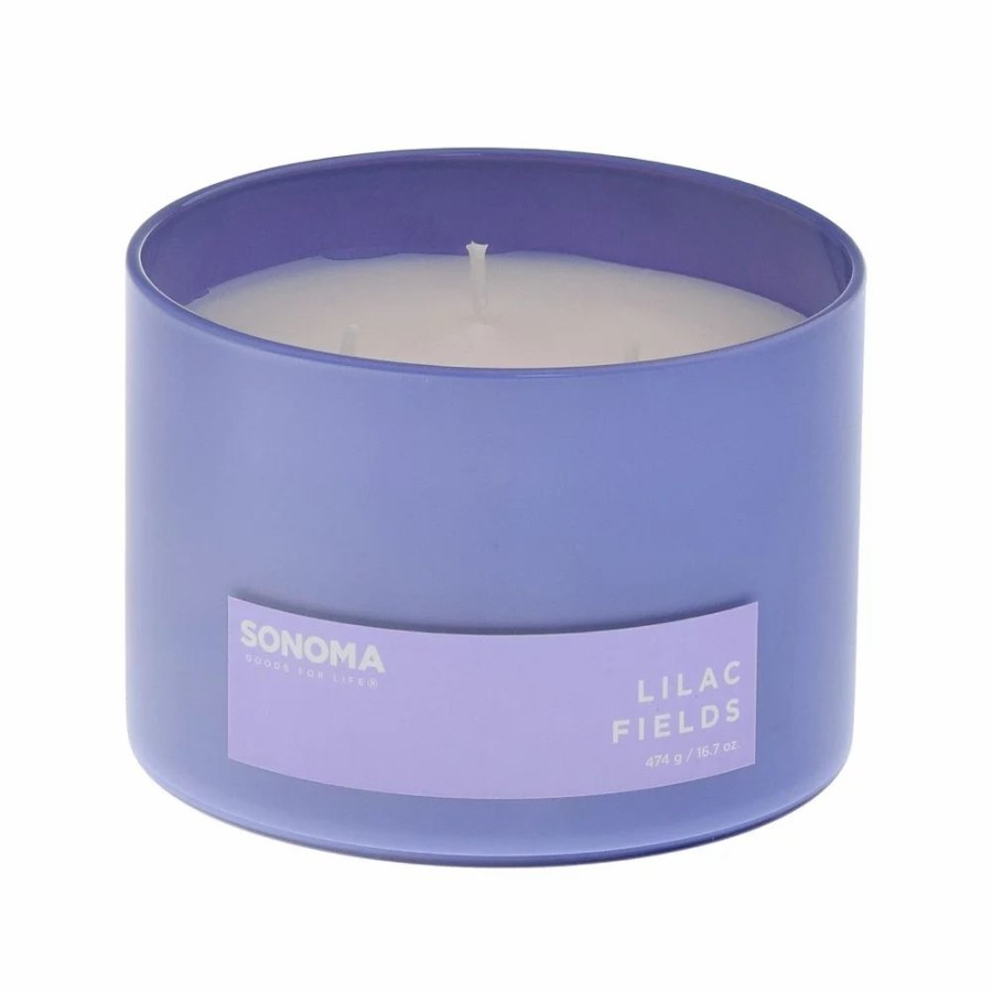 Candles * | Sonoma Goods For Life White Lotus & Lilac 13-Oz. Candle Jar