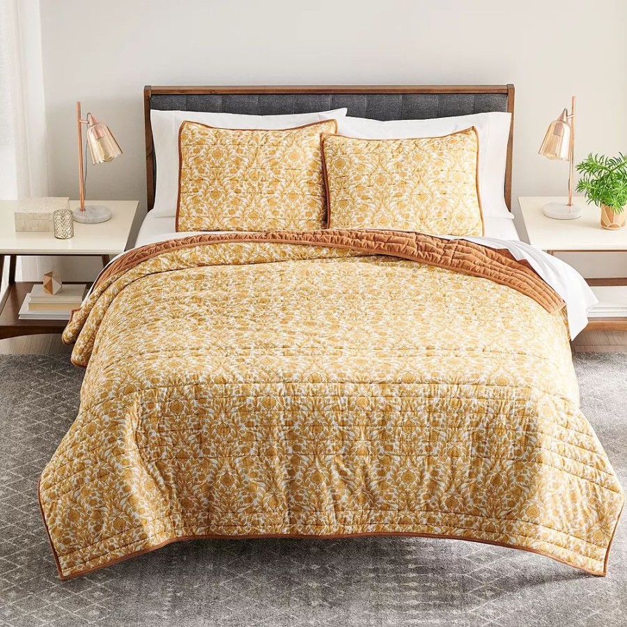 Bedding * | Sonoma Goods For Life New Traditions Odessa Floral Quilt Or Shams