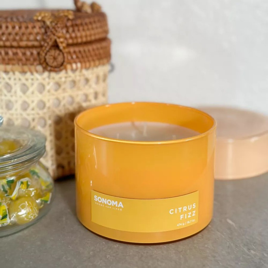 Candles * | Sonoma Goods For Life Sugared Quinze & Yuzu 13-Oz. Candle Jar