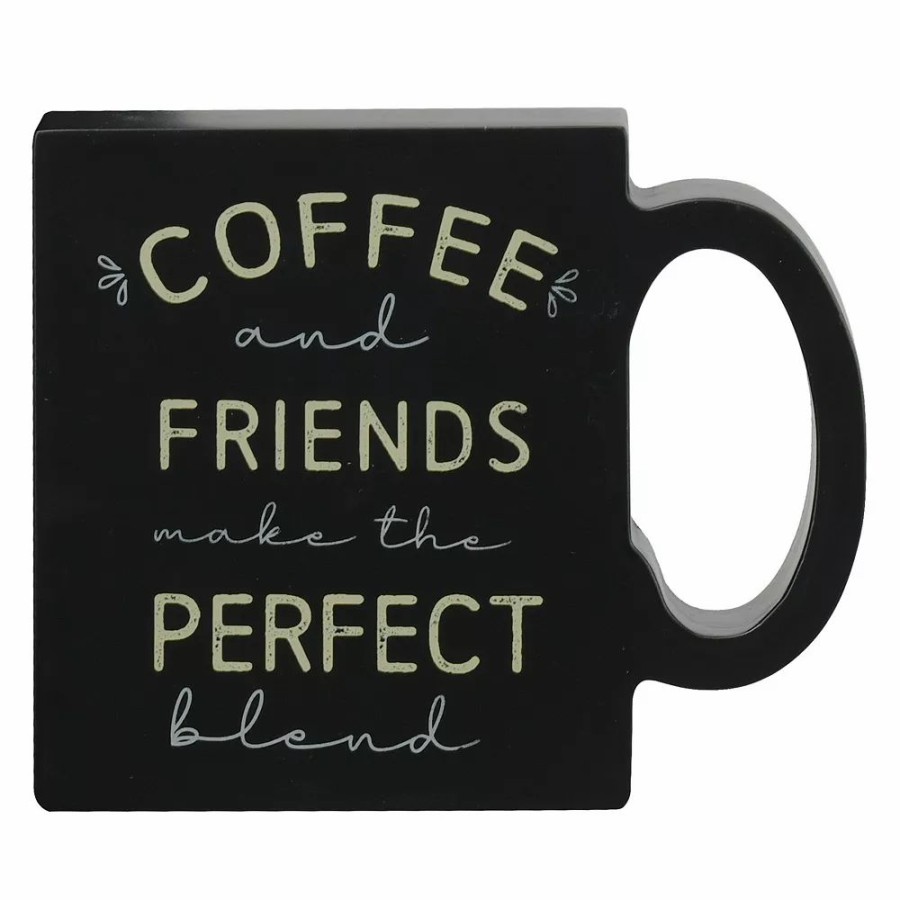 Wall Decor * | Sonoma Goods For Life Coffee Cup Caption Wall Decor