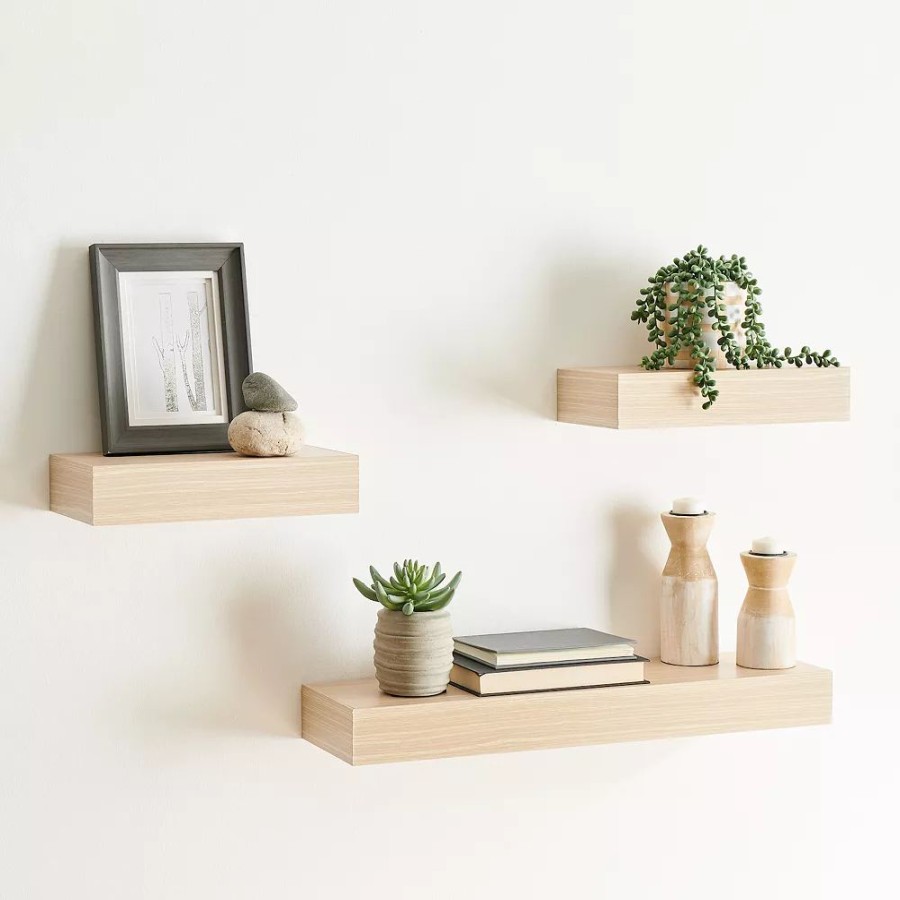 Wall Decor * | Sonoma Goods For Life Floating Ledge Shelf Wall Decor 3-Piece Set