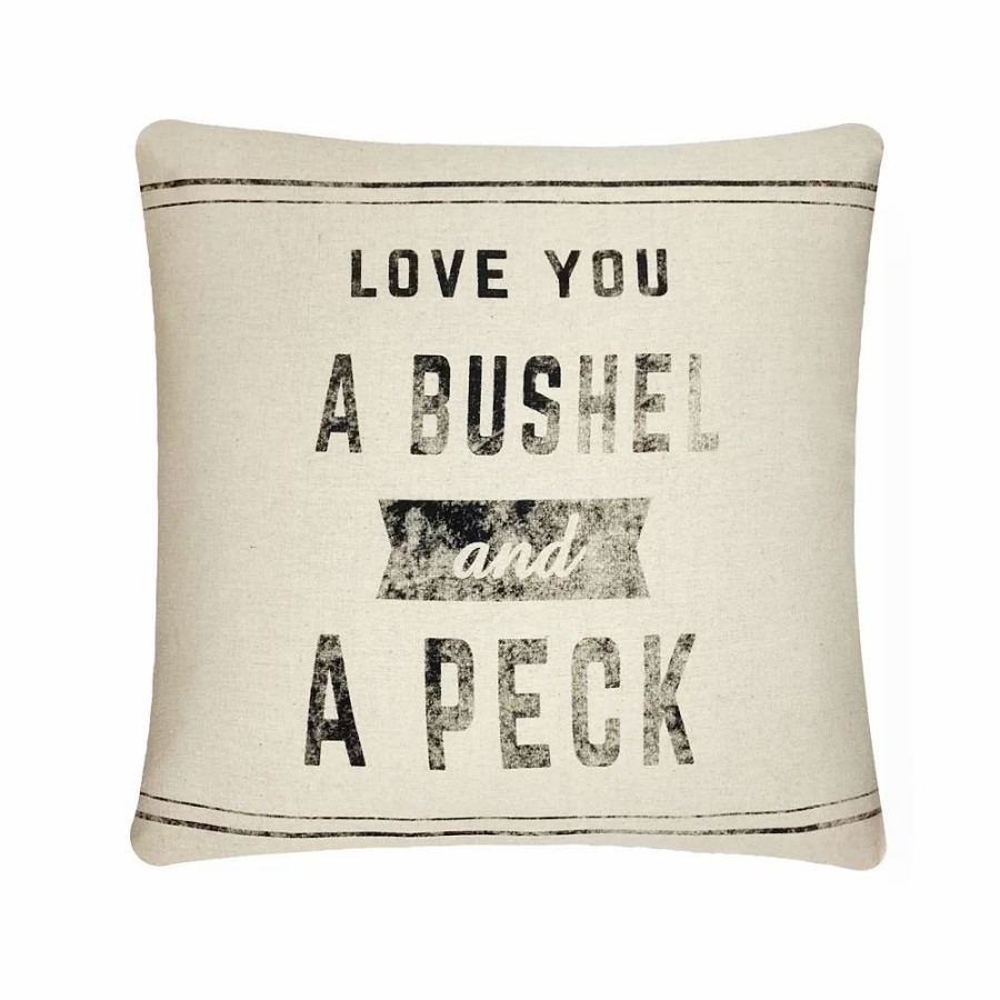 Chair Pads * | Sonoma Goods For Life Feather Fill Love You Farmhouse Throw Pillow