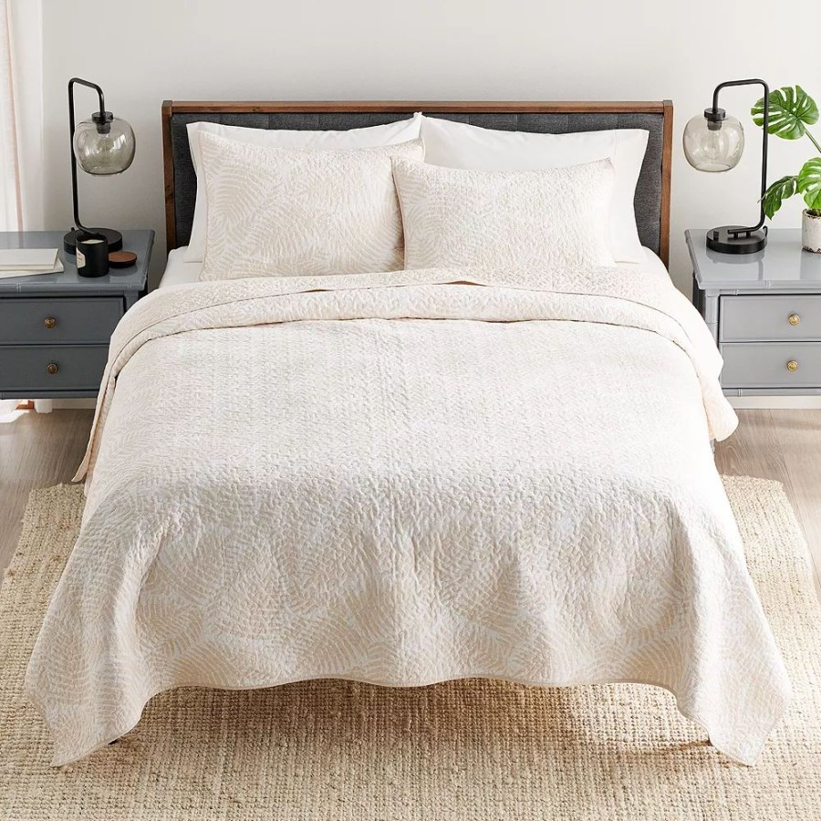 Bedding * | Sonoma Goods For Life Southern Traditions Palms Quilt Set