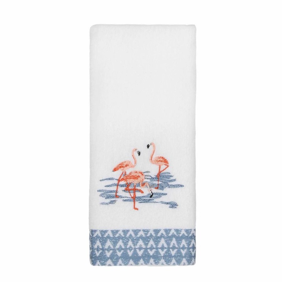 Bathroom * | Sonoma Goods For Life Coastal Flamingo Flock Hand Towel