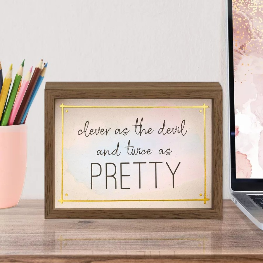 Wall Decor * | Sonoma Goods For Life Twice As Pretty Caption Art Box