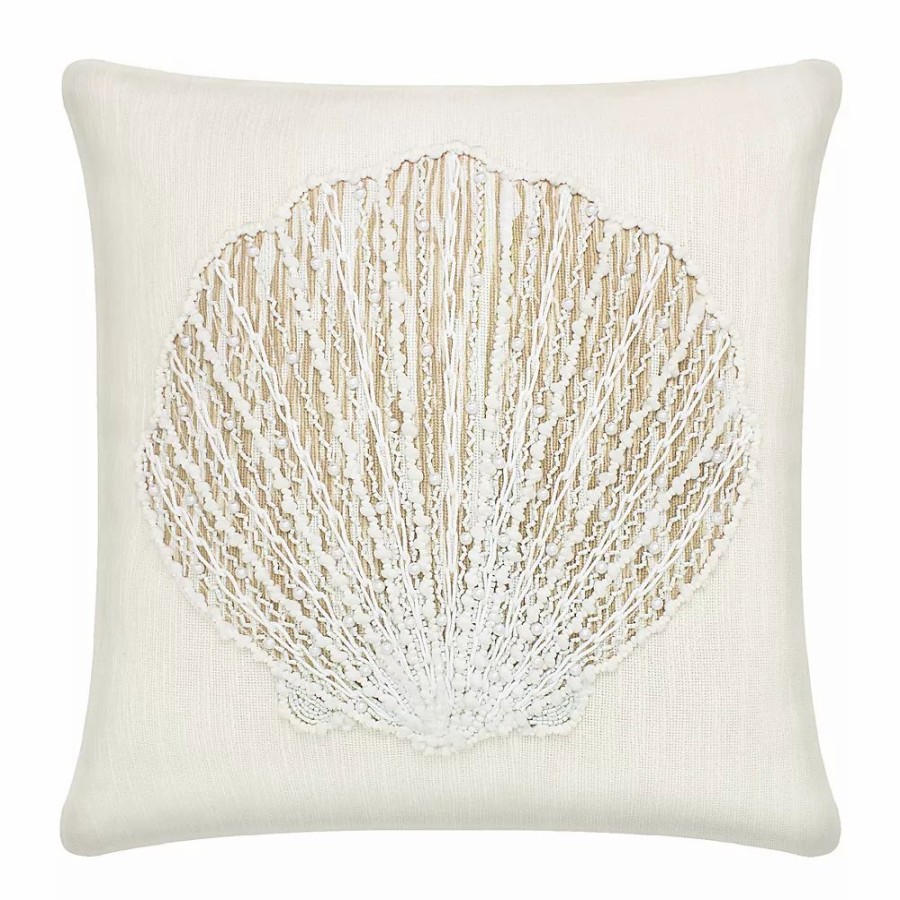 Chair Pads * | Sonoma Goods For Life Seashell Ultimate Feather Fill Throw Pillow