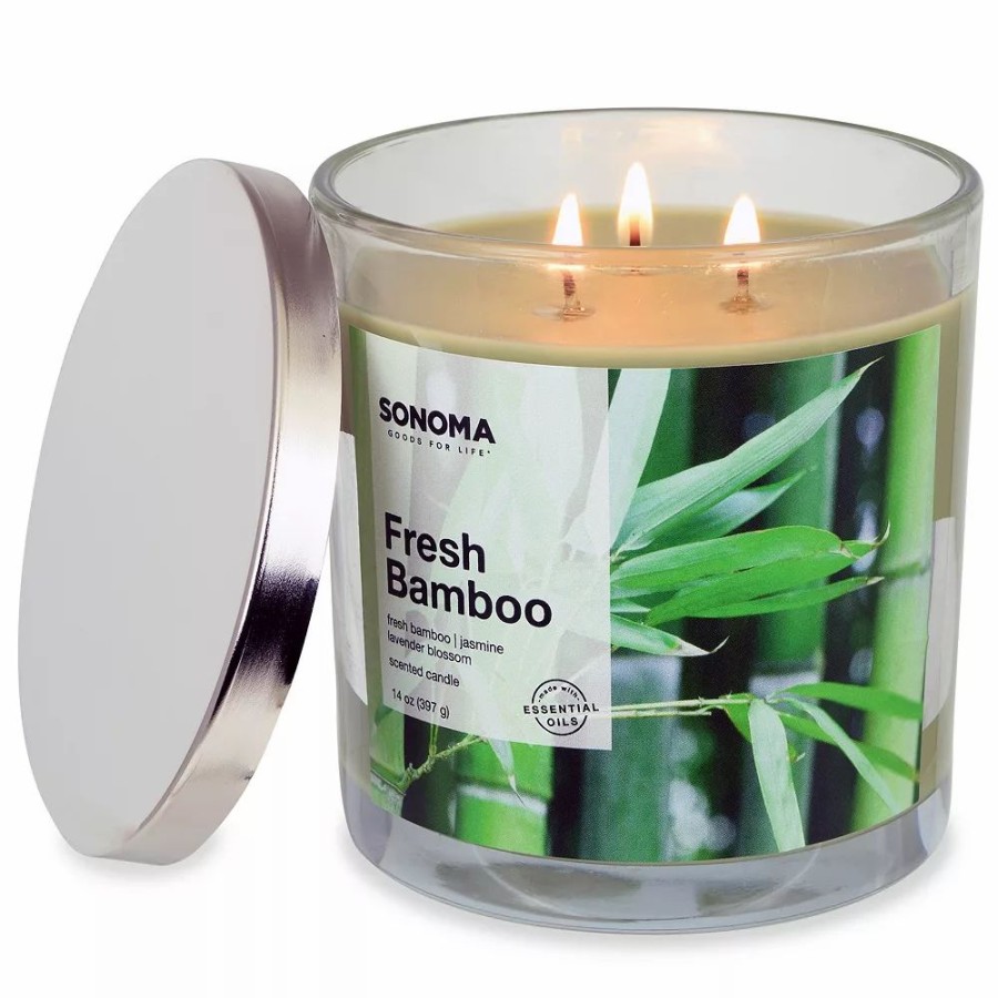 Candles * | Sonoma Goods For Life Fresh Bamboo 14-Oz. Candle Jar