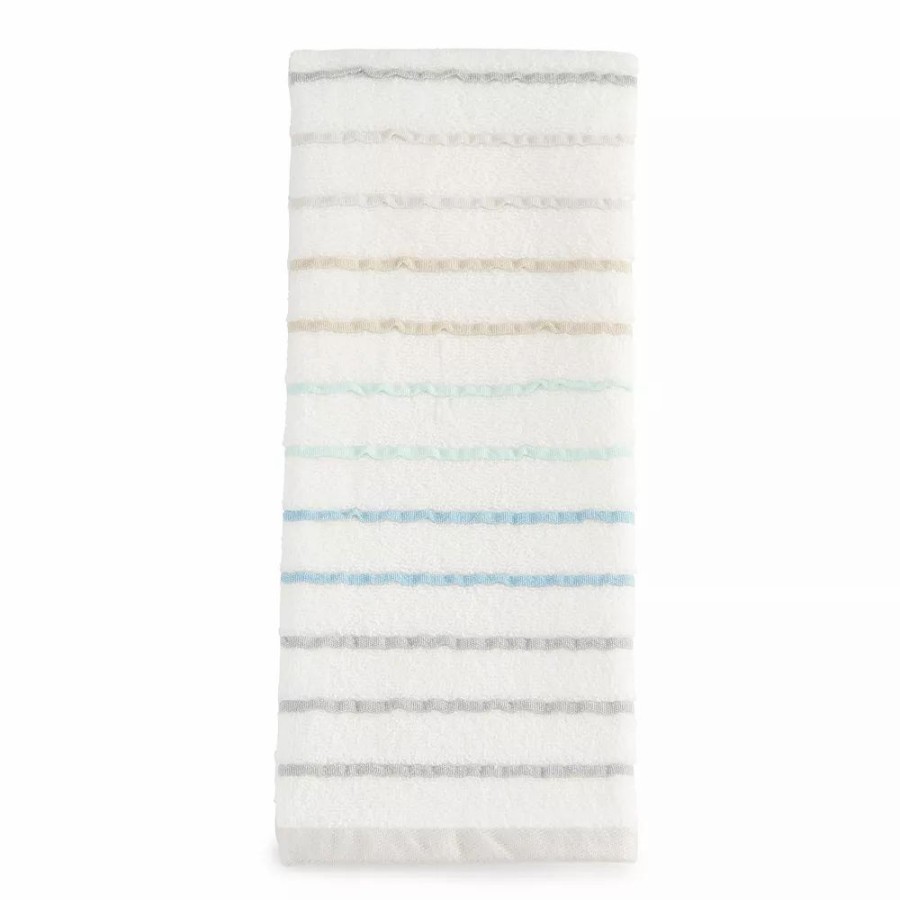 Bathroom * | Sonoma Goods For Life Coastal Stripe Weft Hand Towel