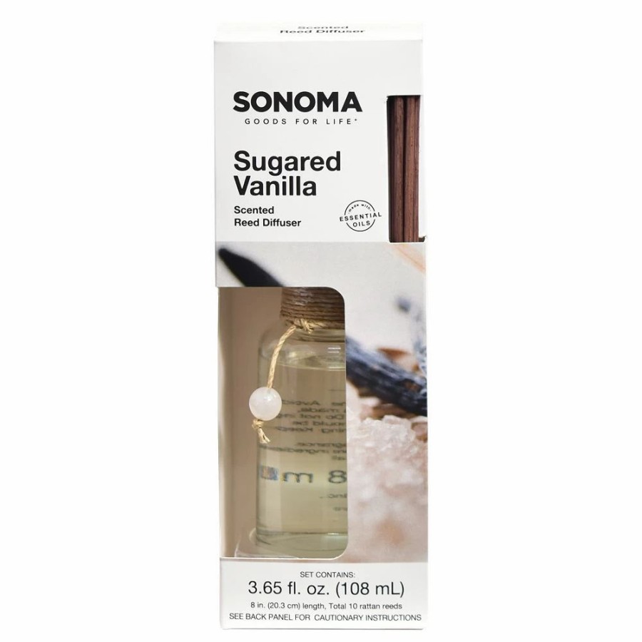 Candles * | Sonoma Goods For Life Sugared Vanilla Reed Diffuser 11-Piece Set