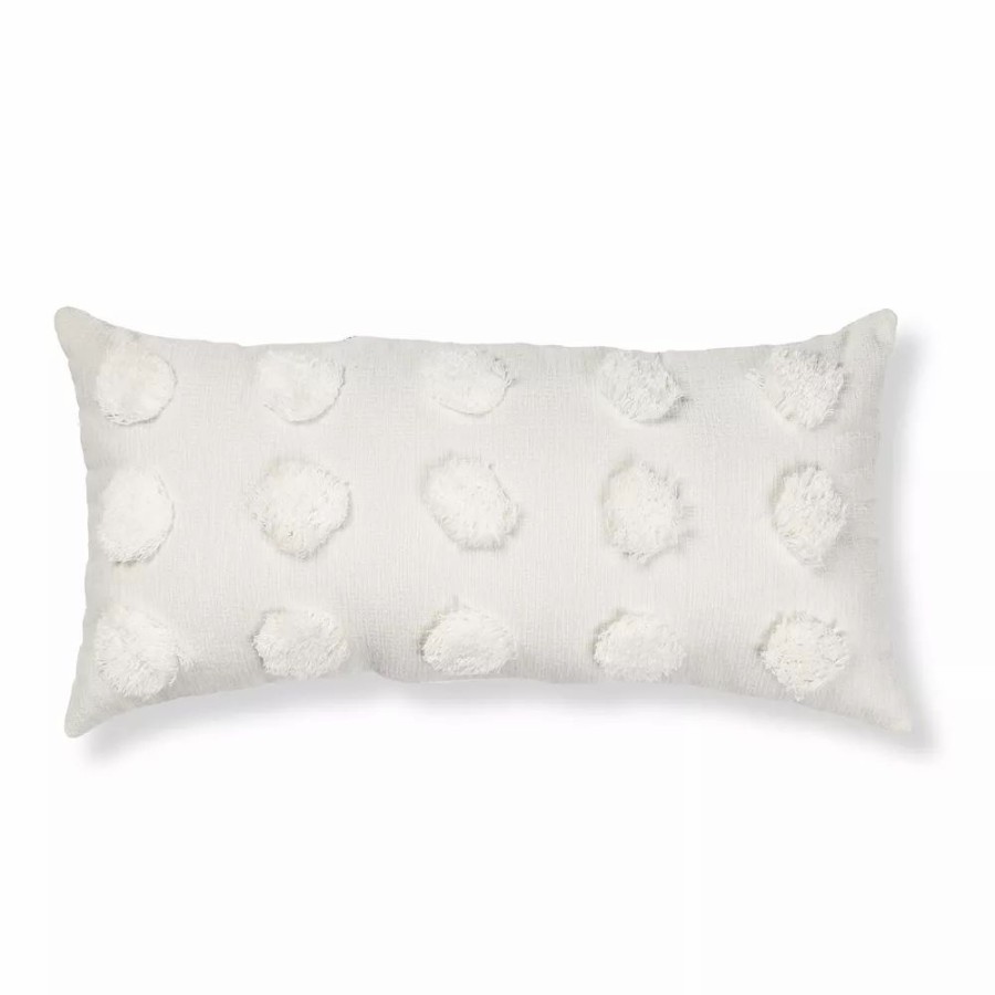 Chair Pads * | Sonoma Goods For Life Textured Dot Throw Pillow