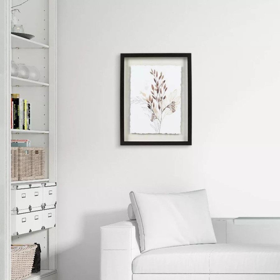 Wall Decor * | Sonoma Goods For Life Shadowbox Painted Botanicals