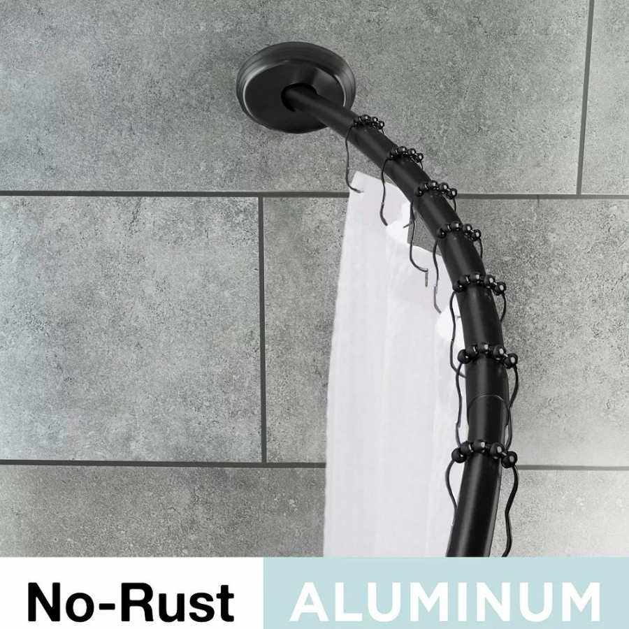 Bathroom * | Sonoma Goods For Life Aluminum Dual Curved Shower Rod