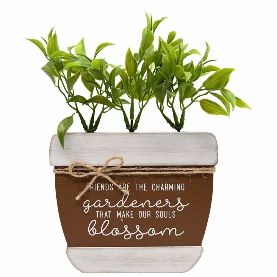 Wall Decor * | Sonoma Goods For Life Artificial Botanical Plant Caption Box