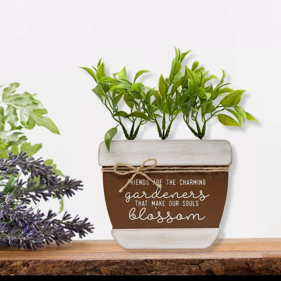 Wall Decor * | Sonoma Goods For Life Artificial Botanical Plant Caption Box