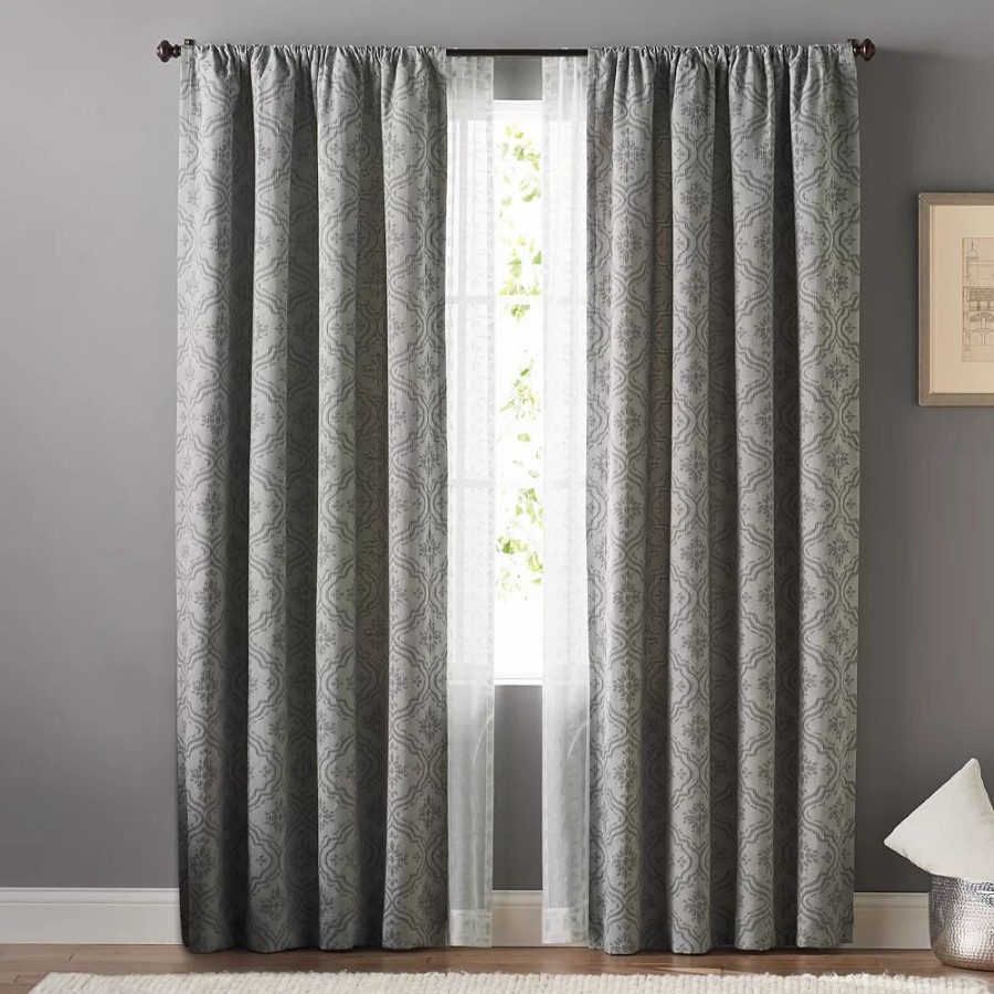 Window Treatments * | Sonoma Goods For Life Blackout 1-Panel Kensington Window Curtain