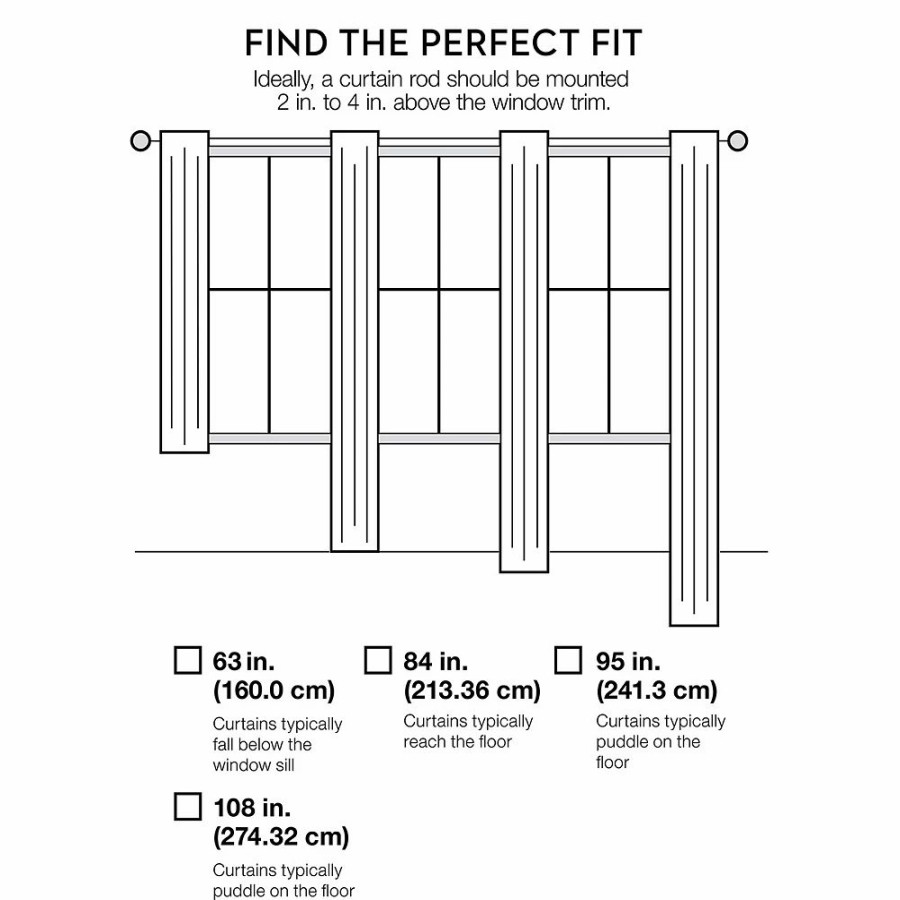 Window Treatments * | Sonoma Goods For Life Blackout 1-Panel Kensington Window Curtain