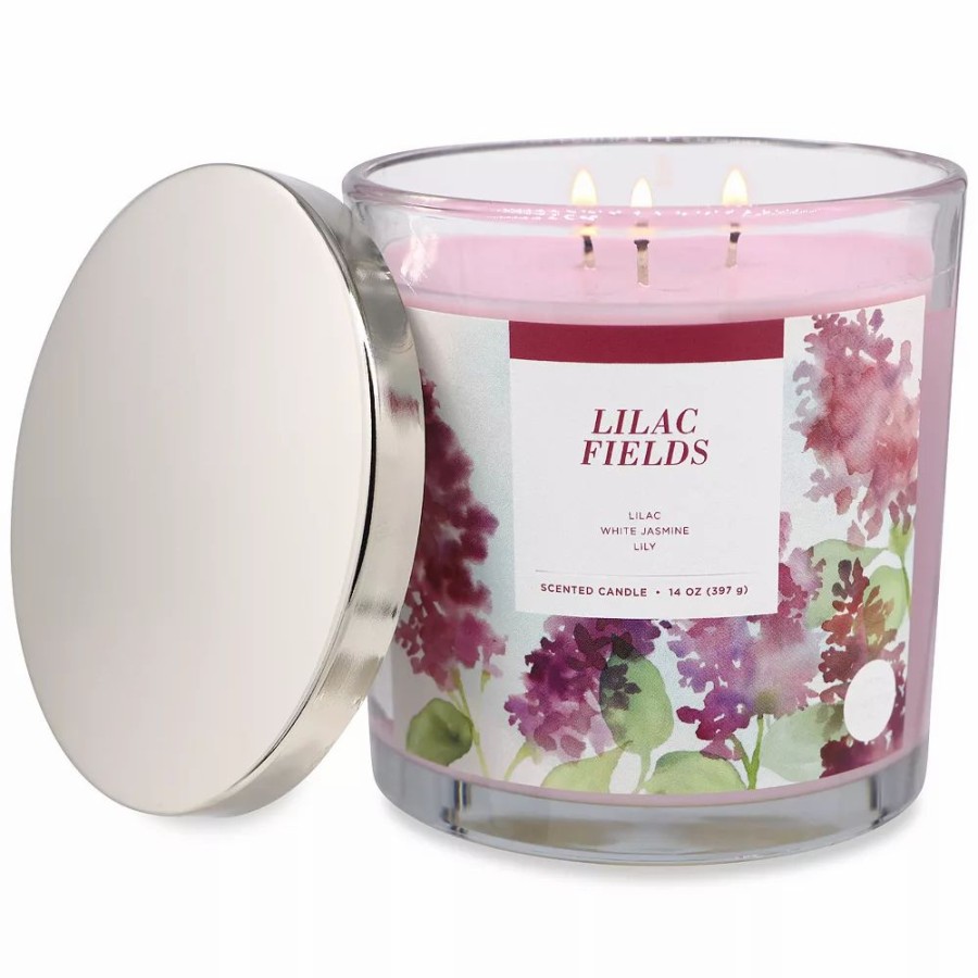 Candles * | Sonoma Goods For Life Lilac Fields 14-Oz. Candle Jar