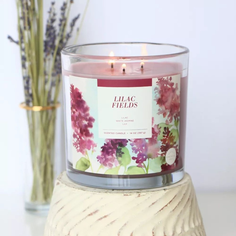 Candles * | Sonoma Goods For Life Lilac Fields 14-Oz. Candle Jar