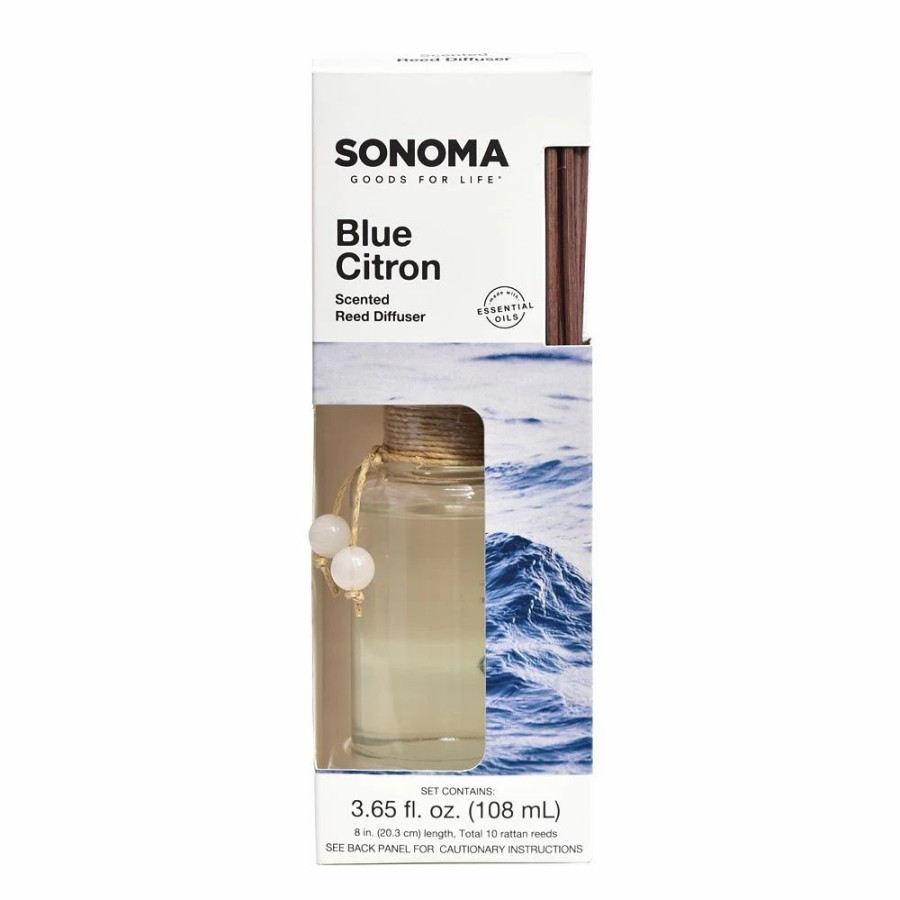 Candles * | Sonoma Goods For Life Blue Citron Reed Diffuser 11-Piece Set