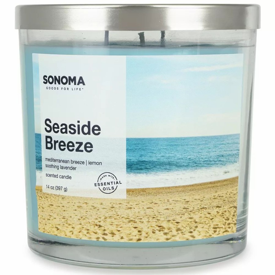 Candles * | Sonoma Goods For Life Seaside Breeze 14-Oz. Candle Jar